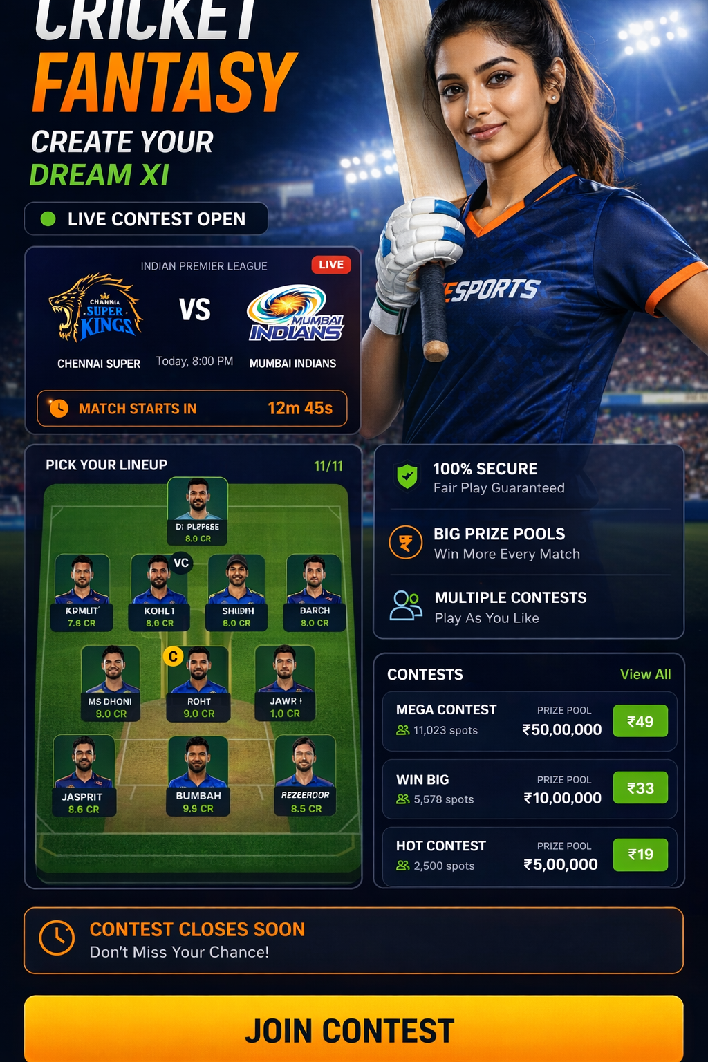 wickets11 matchday team picks
